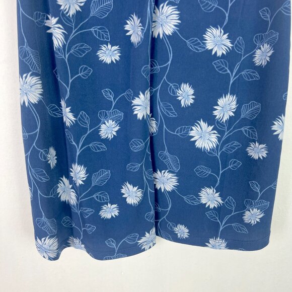 NWT Stitch Fix 41 Hawthorn Sleeveless Floral Split Neck Top Size Small Petite PS - Picture 3 of 10